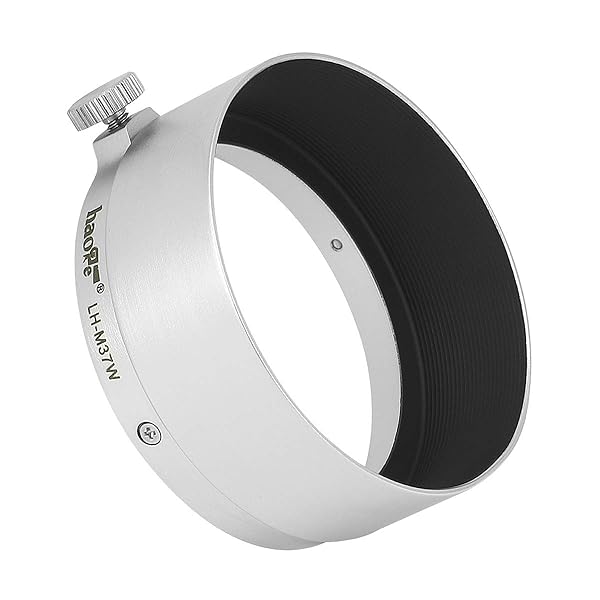 Haoge Haoge LH-M37W Metal Lens Hood for Leica Elmar and Summaron Lenses 36mm Outside Size Silver - View 2 of 7