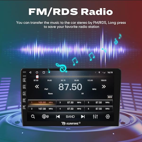 KUNFINE Android 10 Autoradio Car Navigation Stereo Multimedia Player GPS Radio 2.5D Touch Screen forHyundai Verna/Accent/Solaris 2010-2016 Silver - View 10 of 11