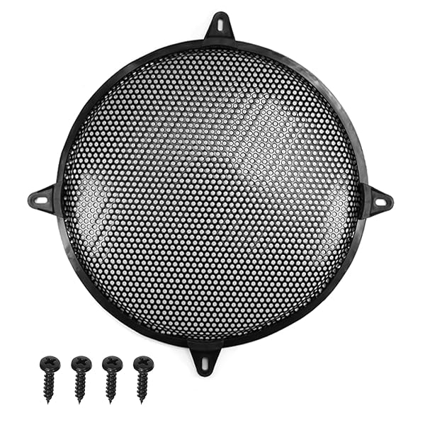 Fielect 10 Inch Speaker Grill Cover Subwoofer Grille Protector Black Audio Accessories