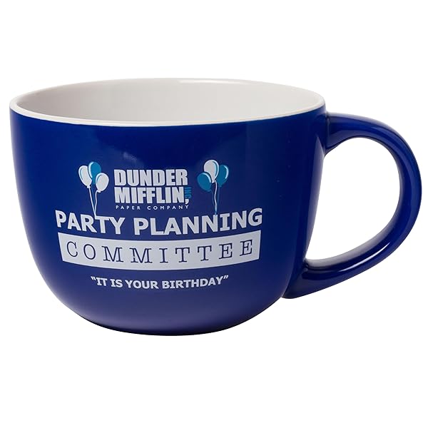 Silver Buffalo Silver Buffalo The Office Party Planning Committee Ceramic Soup Mug - 24 oz Fun & Functional Gift