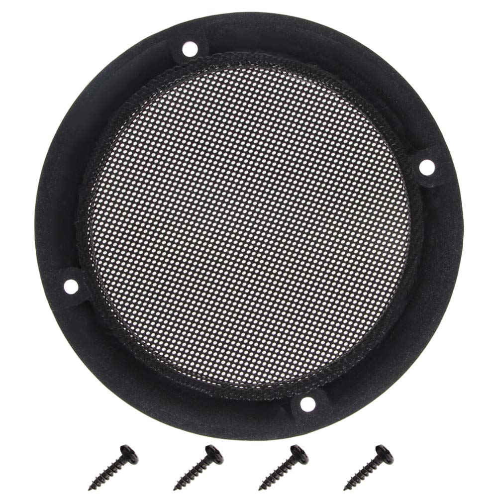 Fielect Fielect 4Pcs 4 Inch Silver Speaker Grill Mesh Cover SubWoofer Guard Protector with Screws Audio Accessories - View 4 of 9