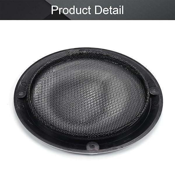 Fielect Fielect 2Pcs 5 Inch Speaker Cover Silver Metal Trim Grill Mesh Woofer Guard Protector with Screws Audio Accessories - View 4 of 8