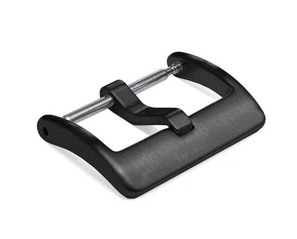 hemsut h Hemsut H 18mm Rose Black Watch Band Replacement Buckle Brushed 316L Stainless Steel Durable Stylish Accessory - View 4 of 4