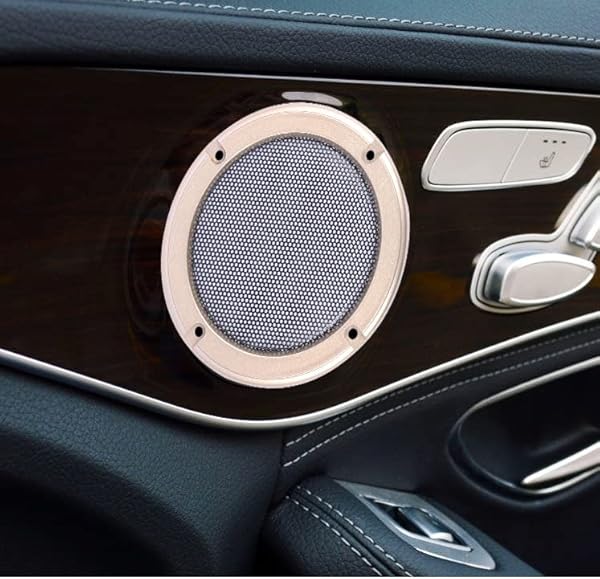 Fielect Fielect 6.5 Inch Speaker Grill Mesh Cover White Metal Trim Subwoofer Guard Protector with Screws Audio Accessories - View 10 of 10