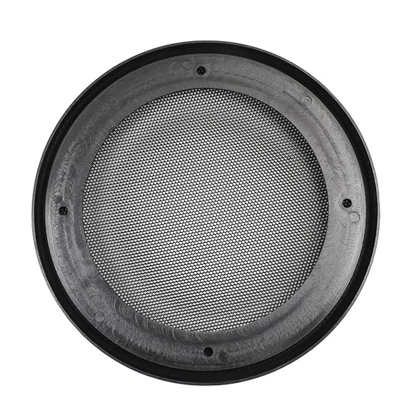 Fielect Fielect 5 Inch Speaker Grill Cover Mesh Decorative Circle Woofer Guard Protector Audio Accessories Black Cloth with Screws 2Pcs - View 5 of 8