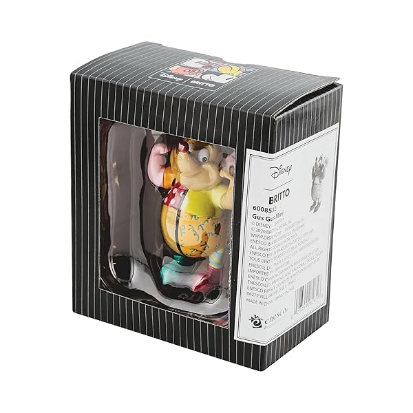 Enesco Enesco Disney Cinderella Gus Miniature Figurine by Romero Britto - 2.95 Inch, Colorful Collectible - View 8 of 9