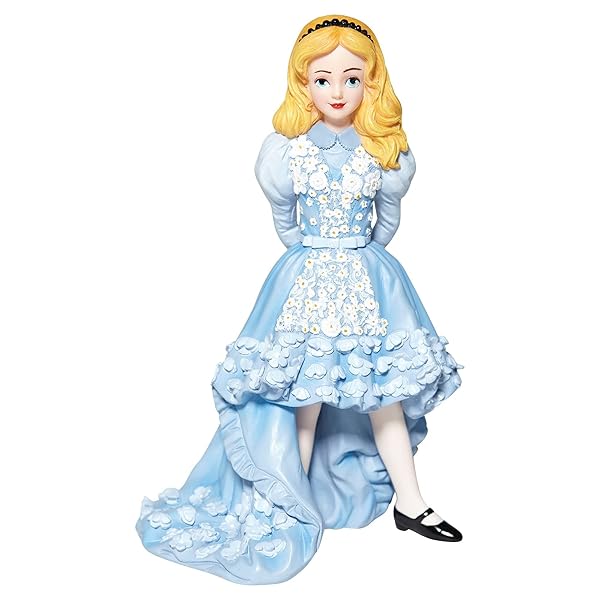 Enesco Enesco Disney Alice in Wonderland Couture de Force Figurine - 7.09 Inch Blue Dress Collectible