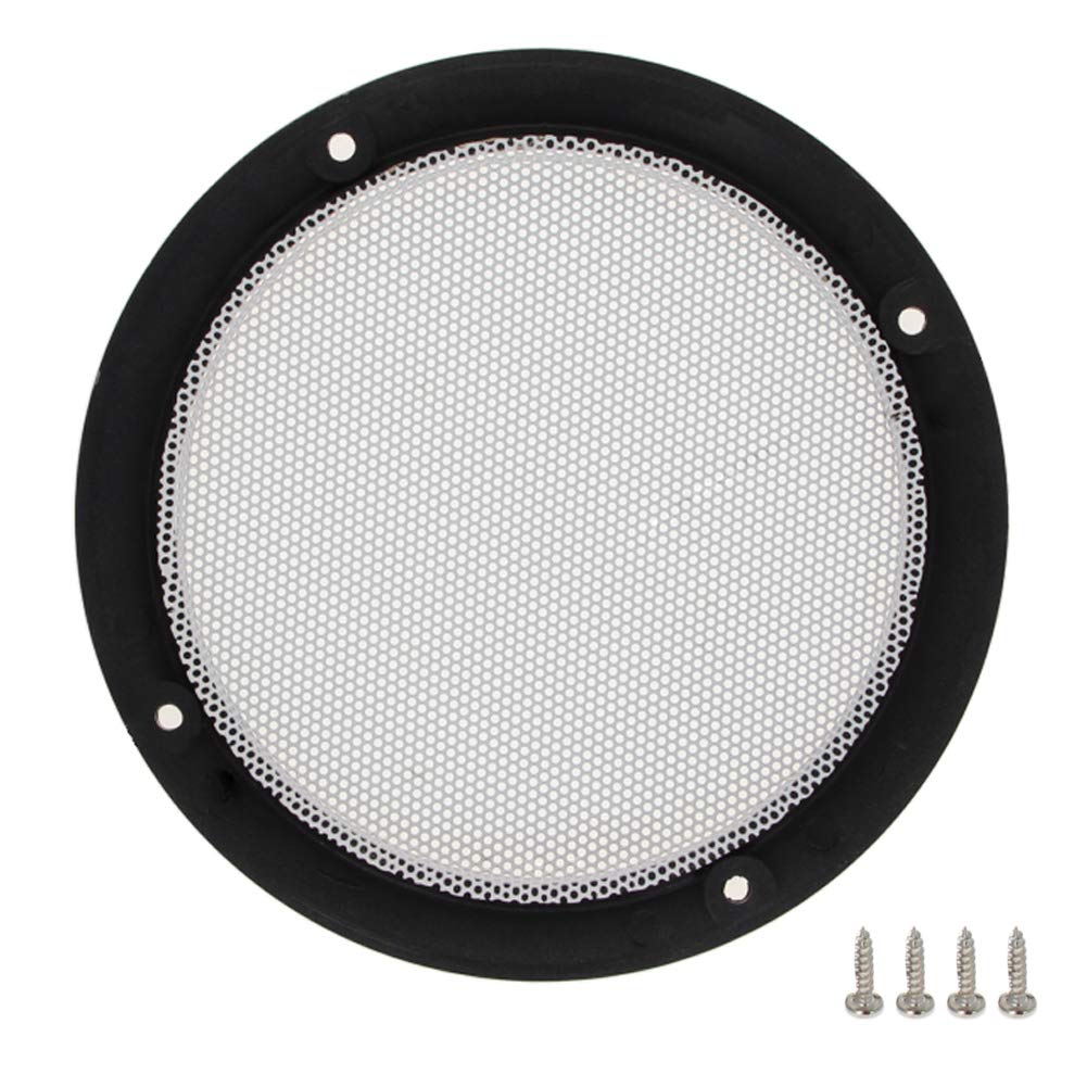 Fielect Fielect 5 Inch Speaker Grill Cover Gold Mesh Decorative Woofer Guard Protector with Screws Audio Accessories 2 Pack - View 5 of 7