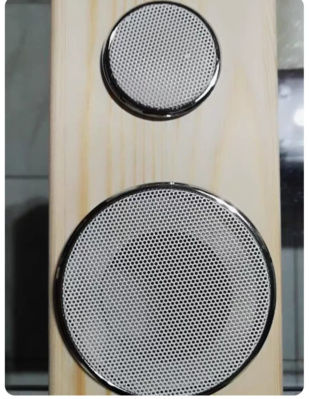 Fielect Fielect 5 Inch Speaker Grill Cover Gold Mesh Decorative Woofer Guard Protector with Screws Audio Accessories 2 Pack - View 6 of 7