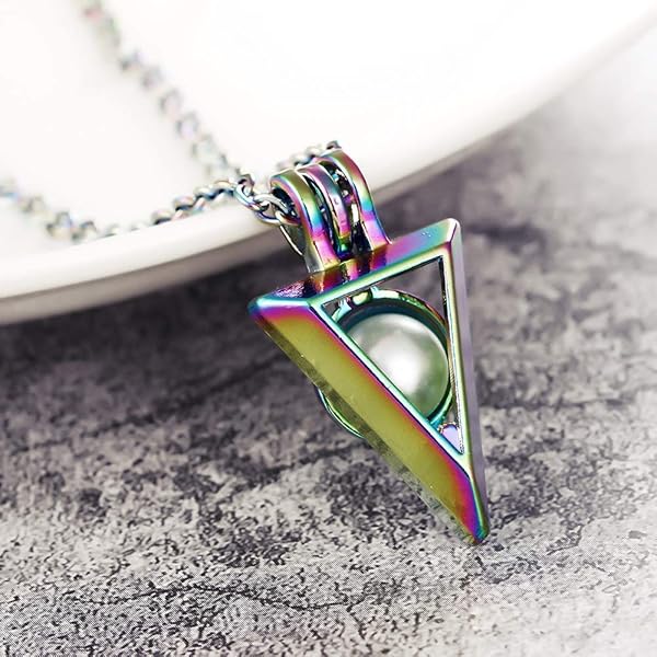 Vie jeune Vie Jeune Mixed Pearl Cage Locket Pendants Set Essential Oil Diffuser Necklace Bracelet Jewelry Making Craft Bulk Beads Gifts for Women - View 6 of 7