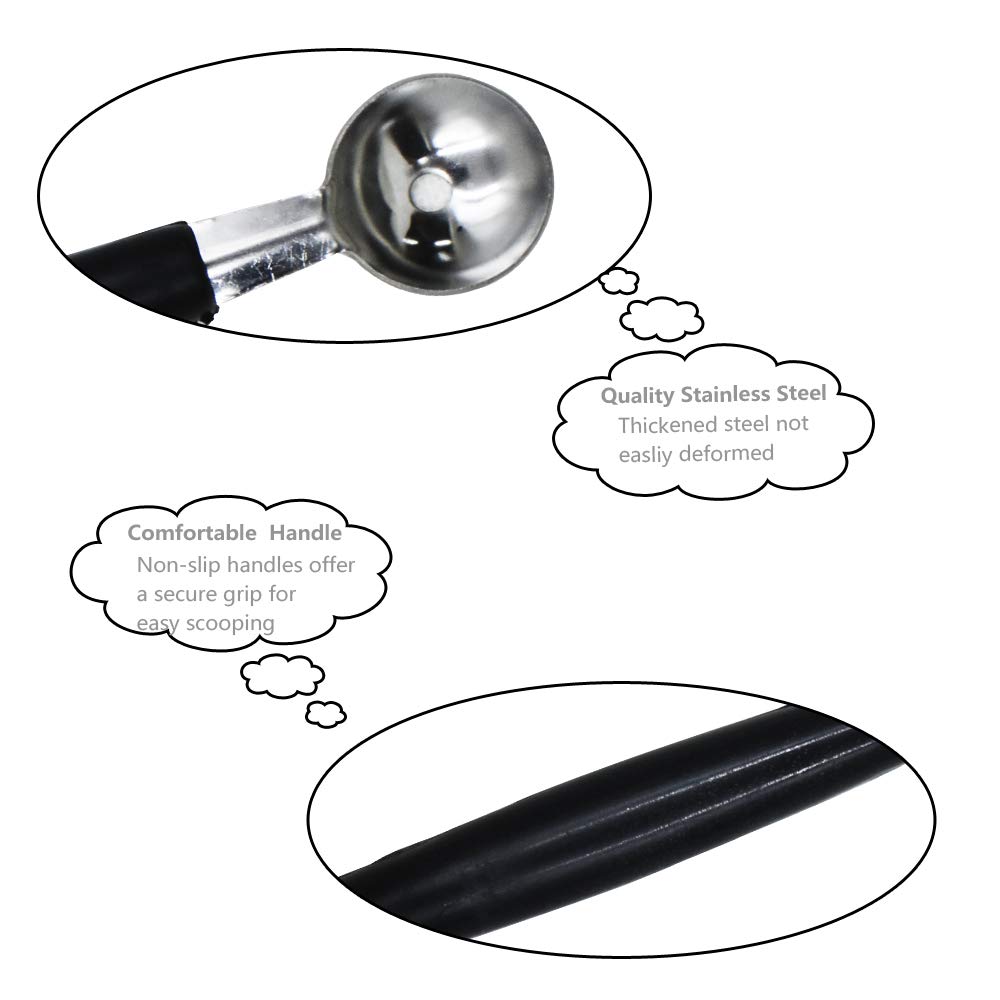 CaoXiong 2 Pack Double-Ended Stainless Steel Melon Baller - Perfect for Ice Cream, Fruits, Sorbet & Meatballs - View 5 of 6