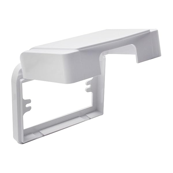 Fielect Fielect Weatherproof Outlet Cover Plug Protector for Retrofit Siding Construction White 118 Type 135x95x41mm 1Pcs - View 5 of 7