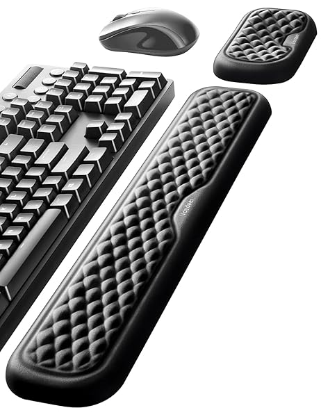 Vaydeer Vaydeer Ergonomic Wrist Rest for Keyboard and Mouse Soft Memory Foam Arm Cushion for Desk and Office Laptop Typing Support - View 10 of 10