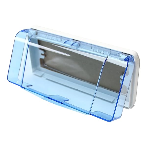 Fielect Fielect Weatherproof Outlet Cover Blue Electrical Protector for Retrofit Siding Construction Type 1 Pcs - View 7 of 9