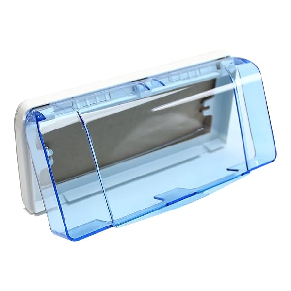 Fielect Fielect Weatherproof Outlet Cover Blue Electrical Protector for Retrofit Siding Construction Type 1 Pcs