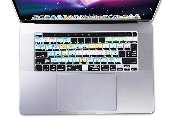 XSKN XSKN Silicone Keyboard Cover for 2019 MacBook Pro 16 inch A2141 and 2020 MacBook Pro 13.3 inch A2338 M1 A2251 A2289 with Touch Bar - View 4 of 9