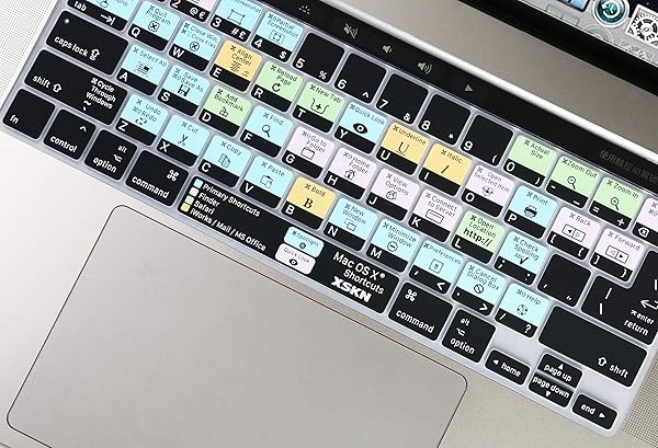 XSKN XSKN Silicone Keyboard Cover for 2019 MacBook Pro 16 inch A2141 and 2020 MacBook Pro 13.3 inch A2338 M1 A2251 A2289 with Touch Bar - View 7 of 9