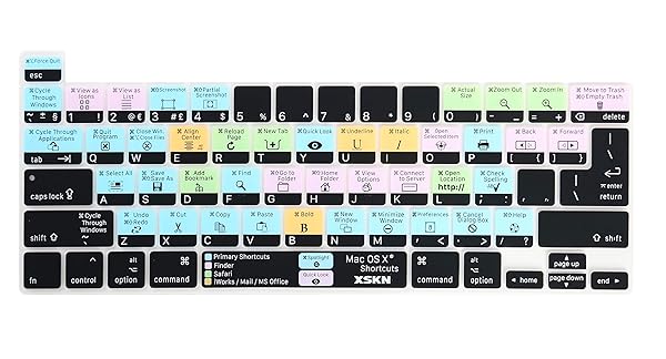 XSKN XSKN Silicone Keyboard Cover for 2019 MacBook Pro 16 inch A2141 and 2020 MacBook Pro 13.3 inch A2338 M1 A2251 A2289 with Touch Bar - View 2 of 9