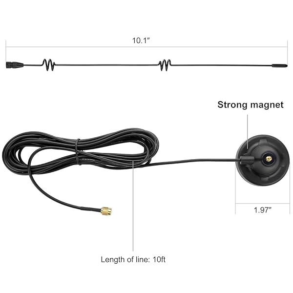 AMTIFO Longer Stronger 7db Power Cable with 13.5 ft Extension for AMTIFO H2 High Performance Connectivity - View 3 of 7