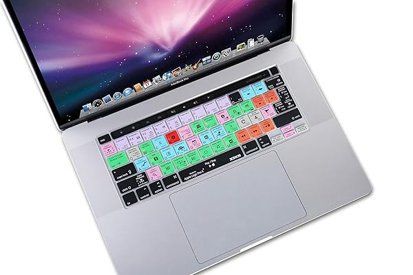 XSKN XSKN Logic Pro X Silicone Keyboard Cover for 2019 MacBook Pro 16 inch A2141 and 2020 MacBook Pro 13.3 inch A2251 A2289 Touch Bar - View 3 of 8