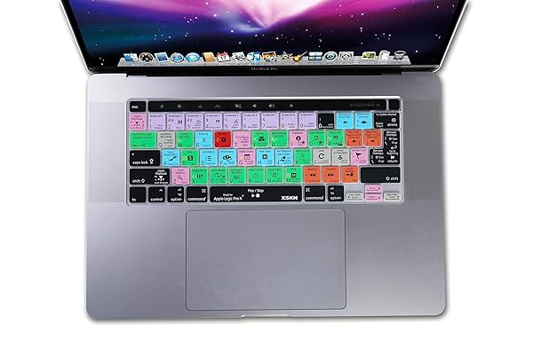 XSKN XSKN Logic Pro X Silicone Keyboard Cover for 2019 MacBook Pro 16 inch A2141 and 2020 MacBook Pro 13.3 inch A2251 A2289 Touch Bar - View 6 of 8