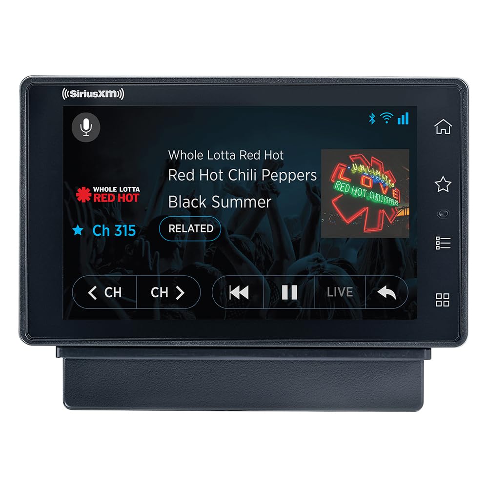 SIRIUSXM SXWB1V1 Tour Dock and Play Radio with 360L Vehicle Dock and Bluetooth for Ultimate Listening Experience