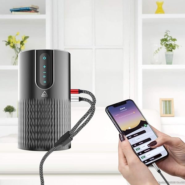 Nanxudyj Nanxudyj 3.5mm to 2RCA Audio Cable 1.5ft Nylon Braided for Stereo Receiver Speaker Smartphone Tablet HDTV MP3 Player and More - View 6 of 7