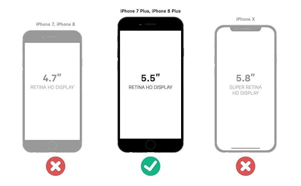 BELTRON BELTRON Slim Heavy Duty Case with Belt Clip for iPhone 8 Plus 7 Plus Midnight Blue Full Protection and Rotating Kickstand - View 6 of 9