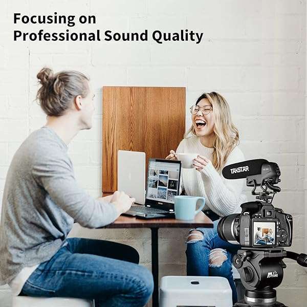 TAKSTAR TAKSTAR SGC-600 Video Microphone, Mini Shotgun Mic, Professional Camera Microphone for iPhone, Android Phone, Canon/Nikon/Sony Camera&Camcorder, Video Mic with Shock Mount, Windscreen, and 3.5mm Jack - View 7 of 9