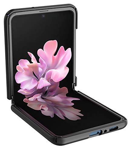 Nakedcellphone Black Snap-On Case with Clip for Samsung Galaxy Z Flip 5G Phone Rotating Belt Holster Holder Combo by Nakedcellphone - View 10 of 10