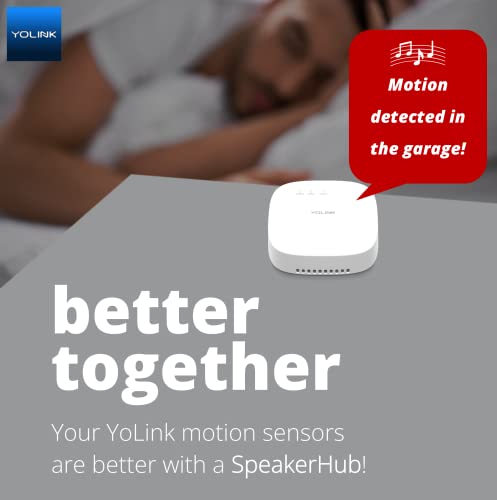 YoLink YoLink Smart Motion Sensor 1/4 Mile Long Range Wireless Detector Compatible with Alexa IFTTT Indoor Movement Alerts Hub Included - View 5 of 11