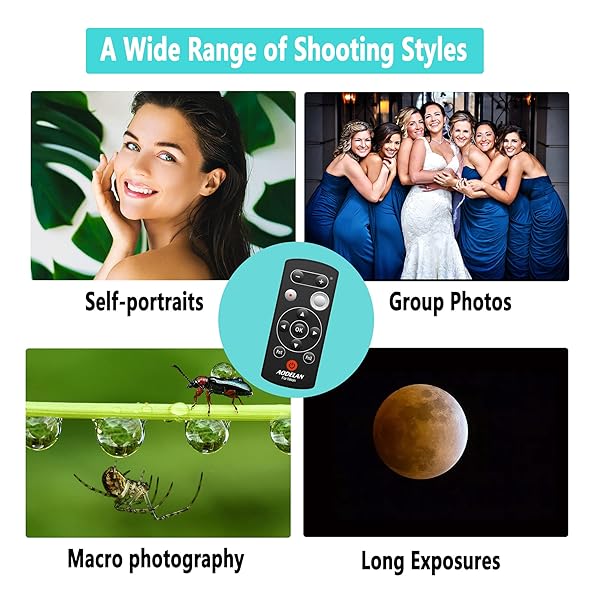 FCD TRUST Upgrade Your Nikon: AODELAN Remote Control for P1000, Z50, P950 & More - Replace ML-L7 Shutter Release - View 3 of 8