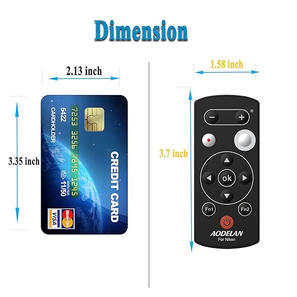FCD TRUST Upgrade Your Nikon: AODELAN Remote Control for P1000, Z50, P950 & More - Replace ML-L7 Shutter Release - View 5 of 8