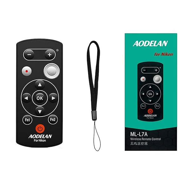 FCD TRUST Upgrade Your Nikon: AODELAN Remote Control for P1000, Z50, P950 & More - Replace ML-L7 Shutter Release - View 8 of 8