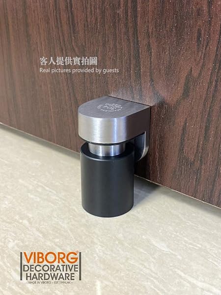 Viborg VIBORG Deluxe Solid Stainless Steel Magnetic Pop Up Doorstop Floor Mount RS-39A for Powerful Door Catch and Stopper - View 5 of 10