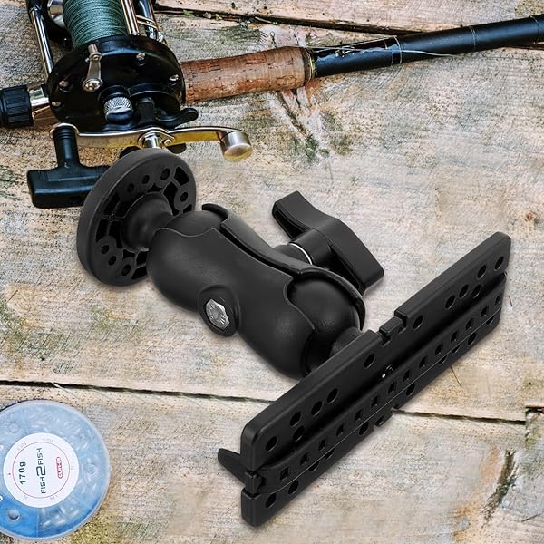 BESPORTBLE BESPORTBLE Fish Finder Mount Bracket Holder Rack for Boat Canoe Kayak Fishing Accessories Black - View 10 of 10