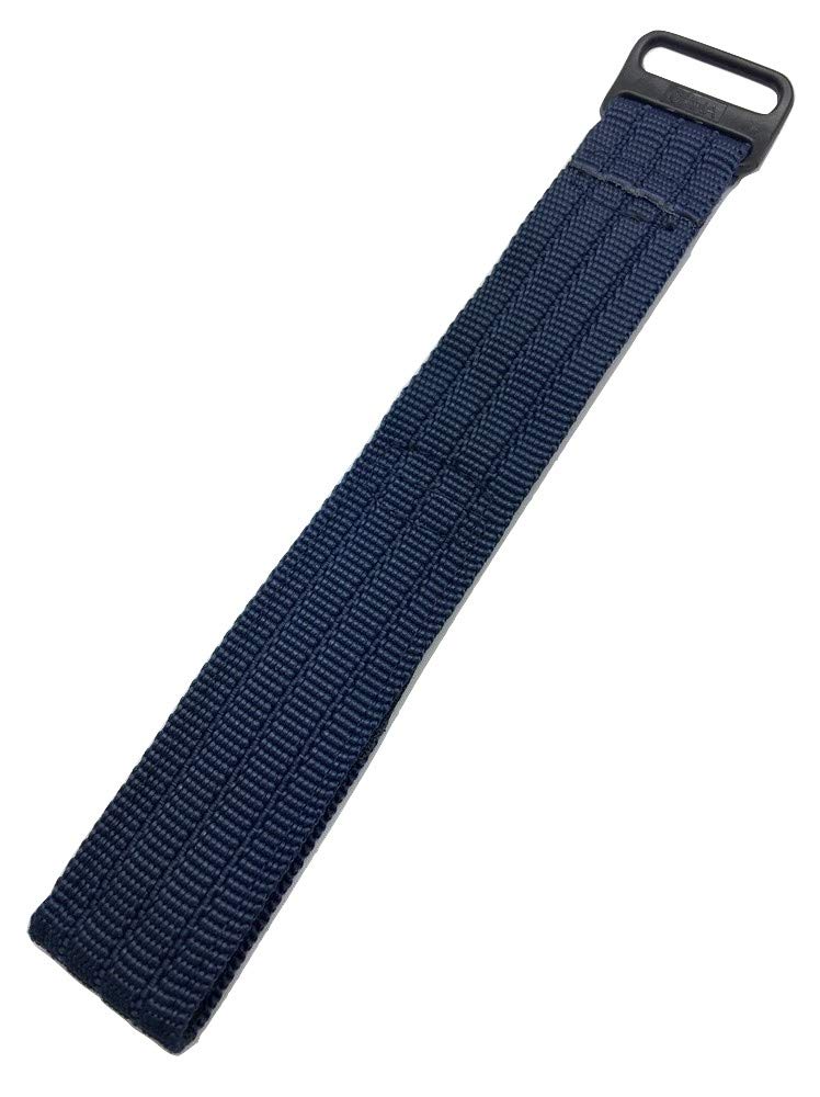 NewLife NewLife 18mm Adjustable Length Dark Blue Black Nylon Watchstrap Heavy Duty Hook and Loop Sport Replacement Watchband for Men and Women - View 2 of 3