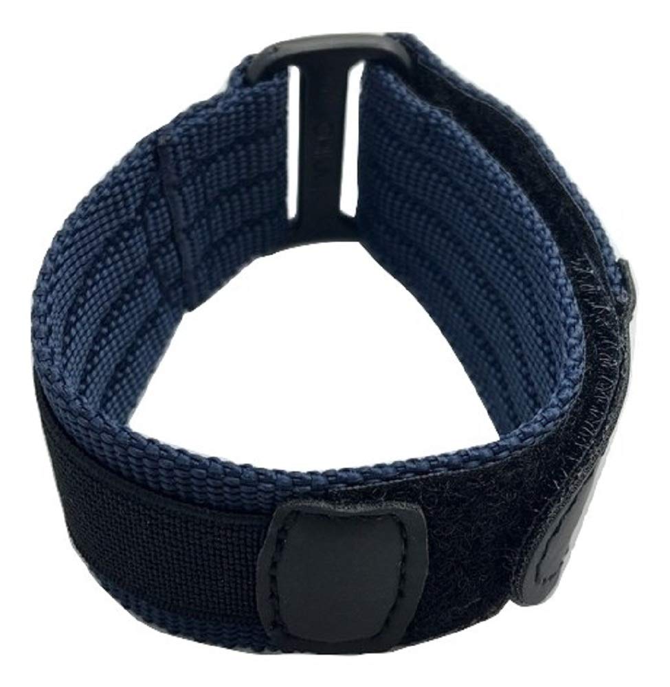 NewLife NewLife 18mm Adjustable Length Dark Blue Black Nylon Watchstrap Heavy Duty Hook and Loop Sport Replacement Watchband for Men and Women - View 3 of 3