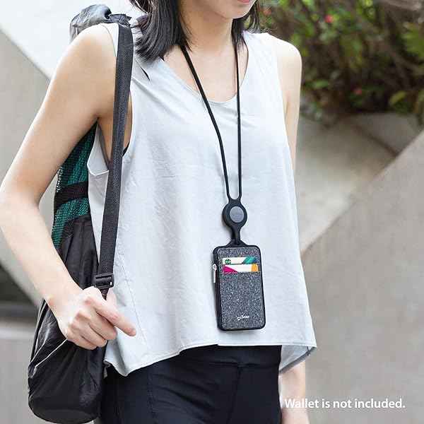 BONE Adjustable BONE Lanyard Hook & Silicone Strap for ID Badges, Keys, Cameras & Phones - Versatile Black Neck Lanyard - View 8 of 9