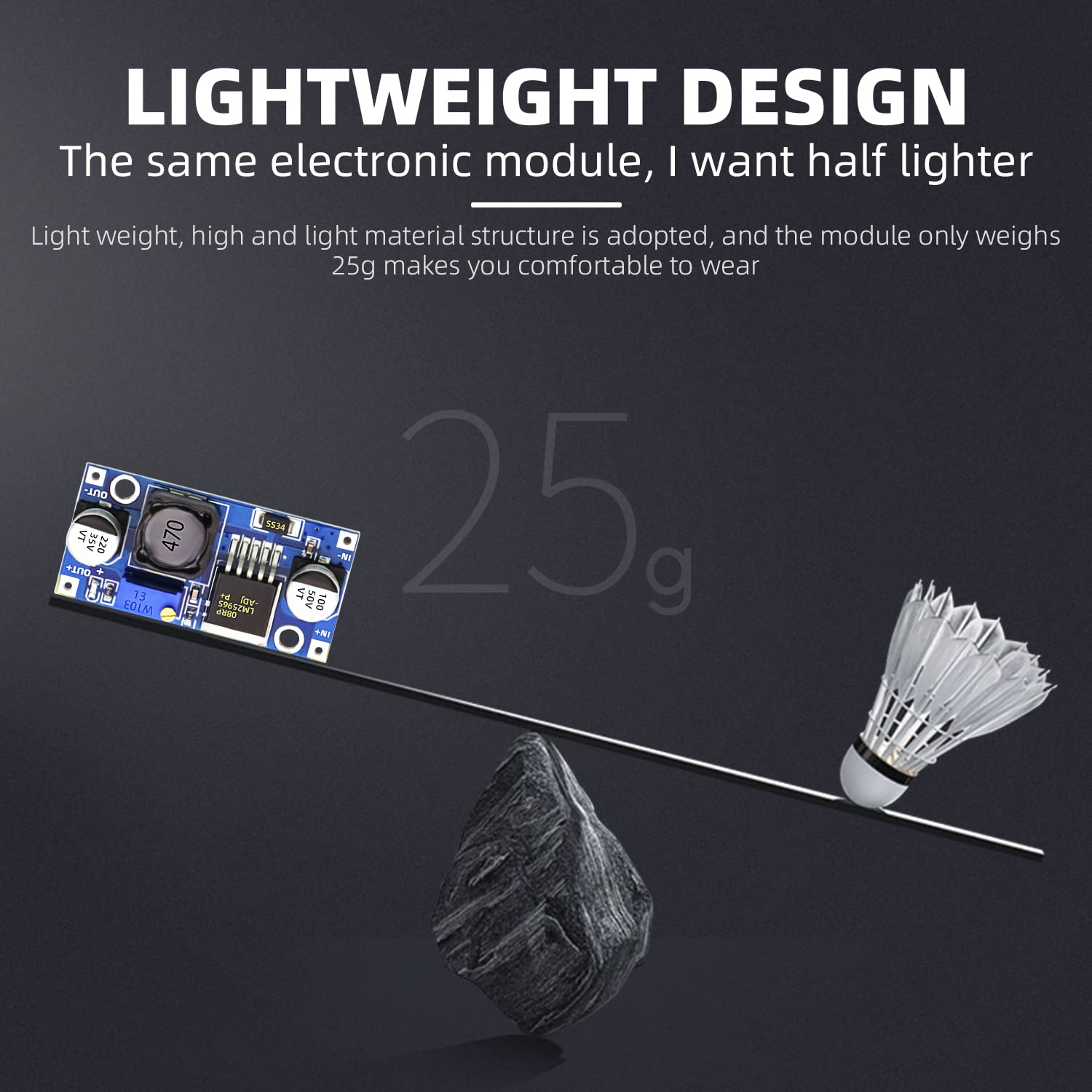 DaFuRui Dafurui 10 Pack LM2596 Adjustable Buck Converter 3.0-40V to 1.5-35V Power Supply Step Down Voltage Regulator Module - View 6 of 9