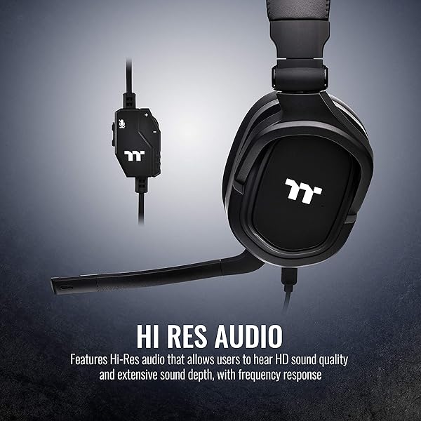 Thermaltake Thermaltake Argent H5 Stereo Headset Review: 50mm Drivers for PC, Xbox One, PS4 & Mac - Ultimate Gaming Audio - View 6 of 8