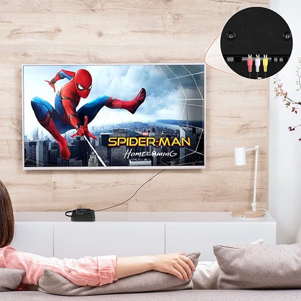 TaiHuai TaiHuai HDMI to RCA Adapter: Connect Fire Stick, Roku & More to Older TVs Easily! - View 6 of 6