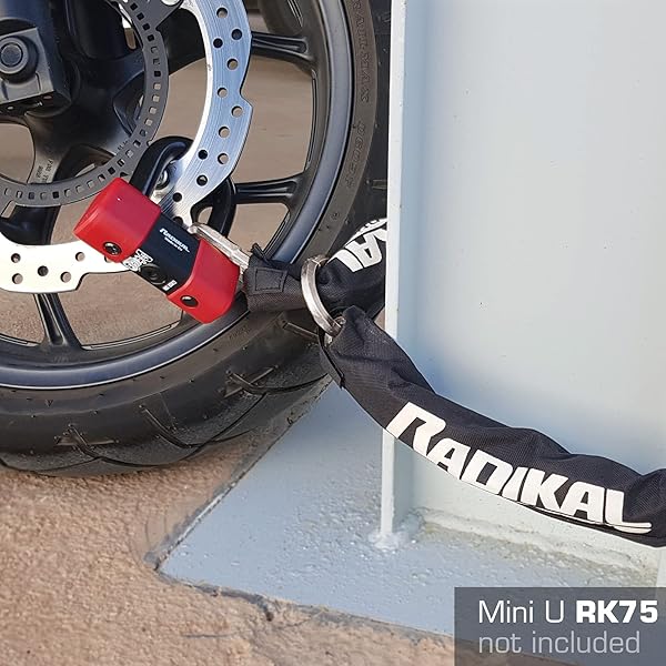 RADIKAL RADIKAL RK11120L Motorcycle Anti-Theft Chain - 120cm Cemented Steel Hexagonal Loop - View 8 of 9