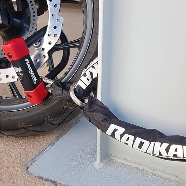RADIKAL RADIKAL RK11120L Motorcycle Anti-Theft Chain - 120cm Cemented Steel Hexagonal Loop - View 2 of 9