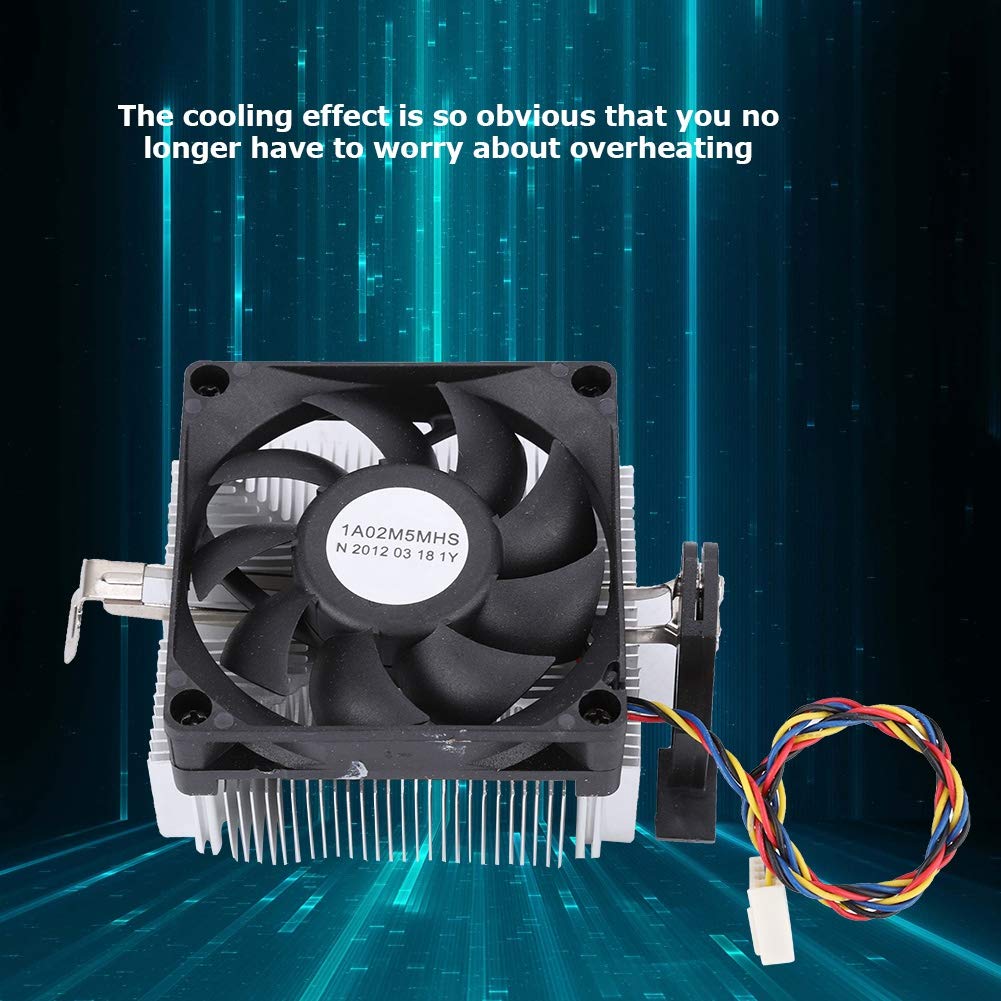 Focket Hydraulic Bearing CPU Cooling Fan for AM2 AM3 AM3+ FM1 FM2 Excellent Heat Dissipation Large Air Volume 12V Black CPU Cooler - View 9 of 9