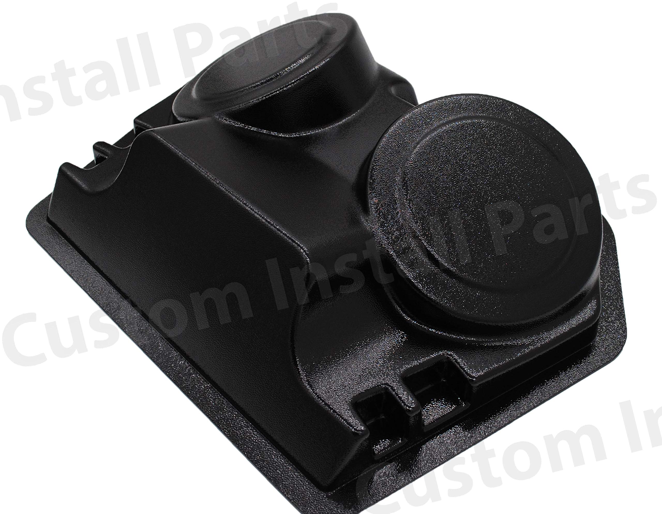 Custom Install Parts Custom Install Parts Speaker Stereo Overhead Console Housing for Golf Cart UTV Polaris RZR Boat Marine Empty Console with Double Sided Tape - View 2 of 9