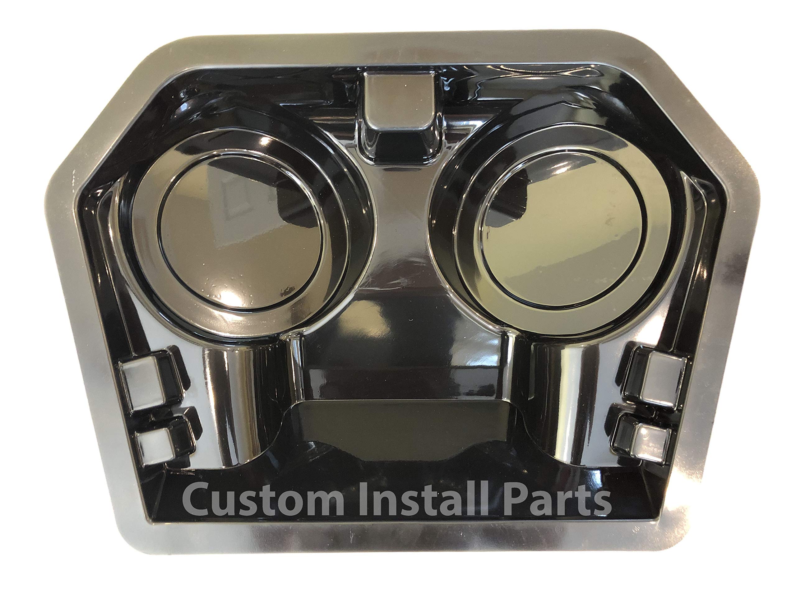Custom Install Parts Custom Install Parts Speaker Stereo Overhead Console Housing for Golf Cart UTV Polaris RZR Boat Marine Empty Console with Double Sided Tape - View 7 of 9