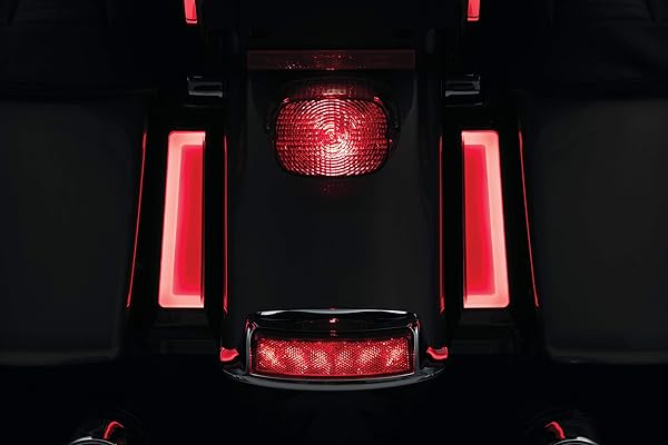 Kuryakyn Upgrade Your Harley: Kuryakyn 2901 Tracer LED Saddlebag Lights for 2014-2020 Models - Gloss Black - View 5 of 7