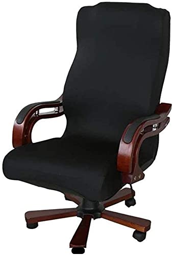 DHXYZZB DHXYZZB High Back Office Chair Cover - Elastic Large Size for Computer & Boss Chairs