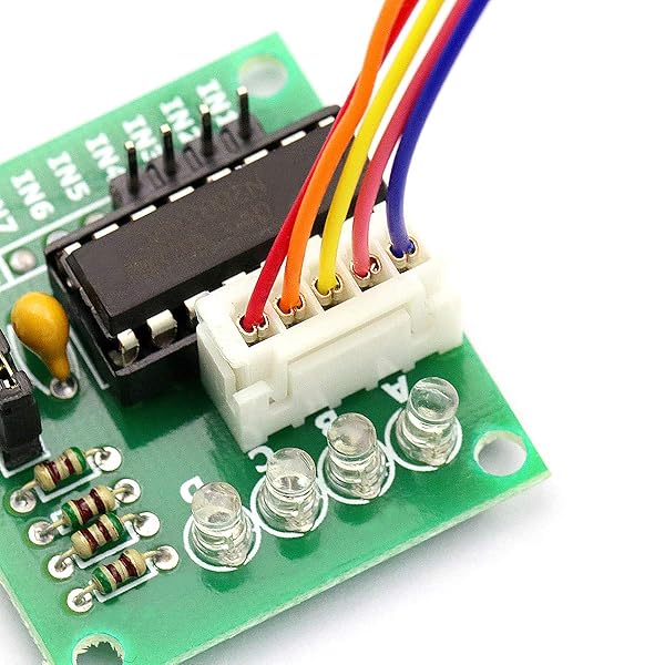 DaFuRui DaFuRui 5Pack 28BYJ-48 Stepper Motor with ULN2003 Driver Board for Arduino Projects - View 6 of 7
